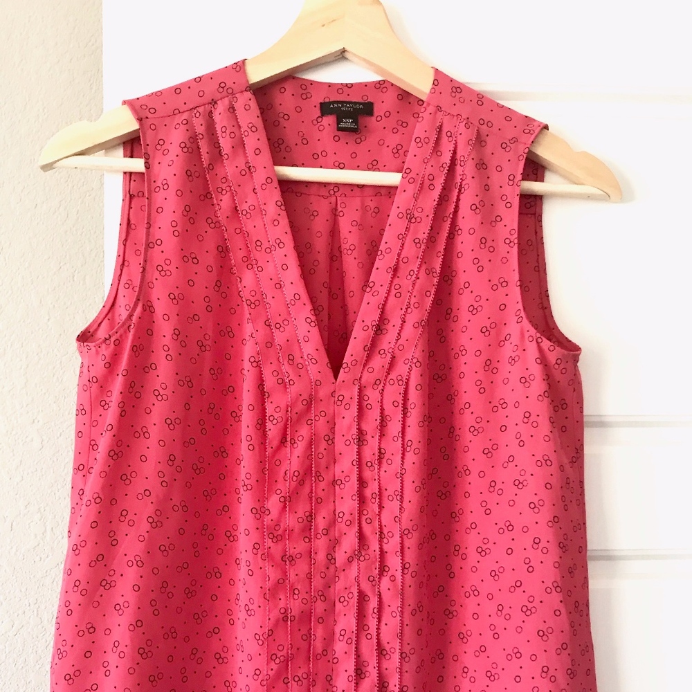 Ann Taylor tank style blouse.